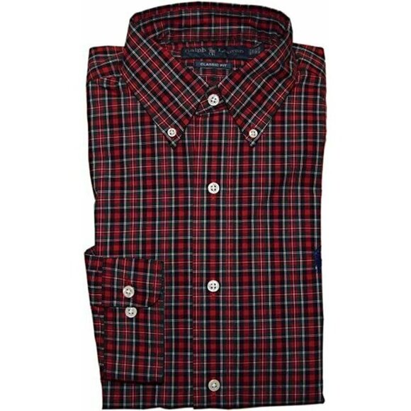 LRL Lauren Ralph Lauren Button Down Plaid Shirt - Picture 1 of 9